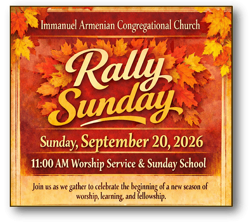 Rally Sunday Flyer 2026